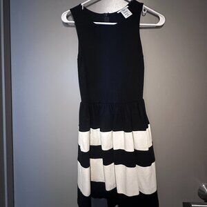 Bar III Black/White Mini Dress - Size XS